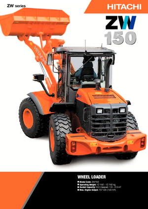 Chargeuses sur pneus Hitachi ZW 150