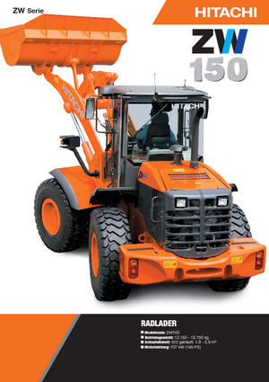 Chargeuses sur pneus Hitachi ZW 150