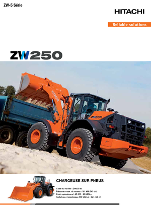 Chargeuses sur pneus Hitachi ZW250-5B