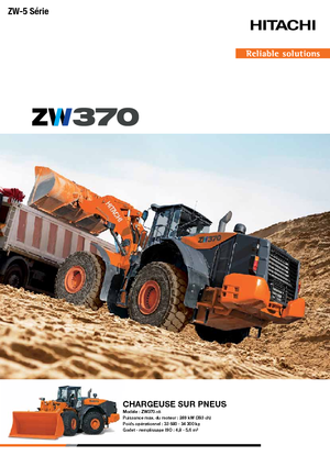 Chargeuses sur pneus Hitachi ZW 370-5