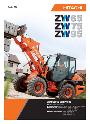 Chargeuses sur pneus Hitachi ZW 75