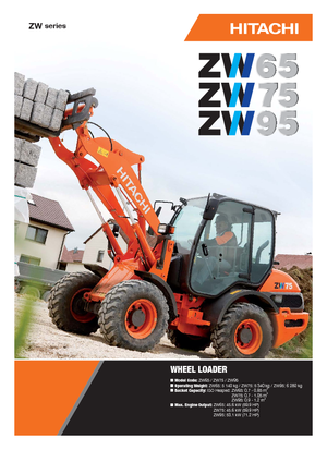 Chargeuses sur pneus Hitachi ZW 75