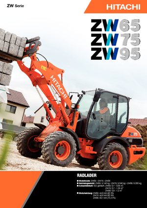 Chargeuses sur pneus Hitachi ZW 75