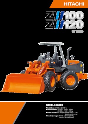Chargeuses sur pneus Hitachi ZW100-G