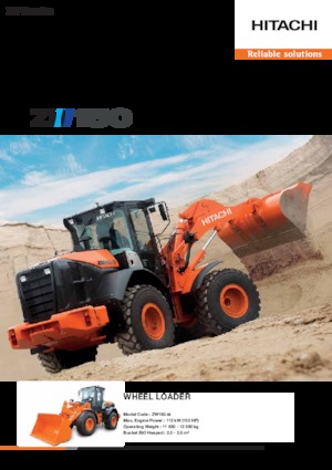 Chargeuses sur pneus Hitachi ZW150-5B