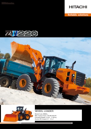 Chargeuses sur pneus Hitachi ZW220-5A