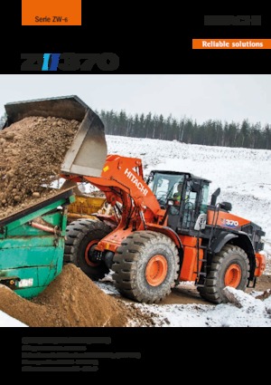 Chargeuses sur pneus Hitachi ZW370-6