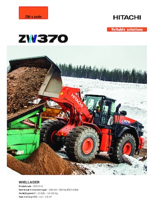 Chargeuses sur pneus Hitachi ZW370-6