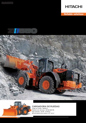 Chargeuses sur pneus Hitachi ZW550-6