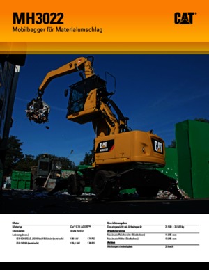 Manipulateurs de matériaux Caterpillar MH3022