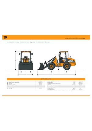 Chargeuses sur pneus JCB 406