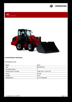Chargeuses sur pneus Weidemann 4080