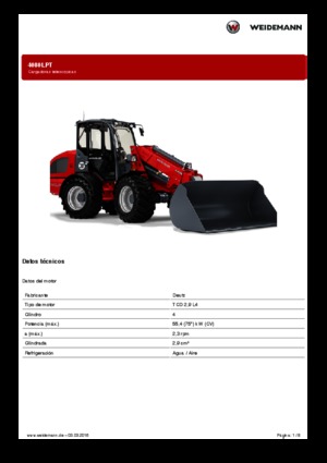Chargeuses sur pneus Weidemann 4080LPT