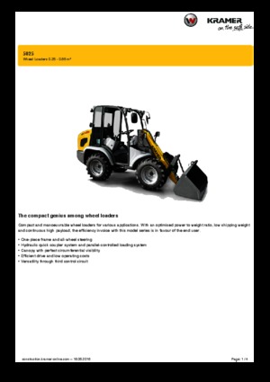 Chargeuses sur pneus Kramer 5025
