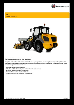 Chargeuses sur pneus Kramer 5055