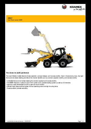Chargeuses sur pneus Kramer 5085 T
