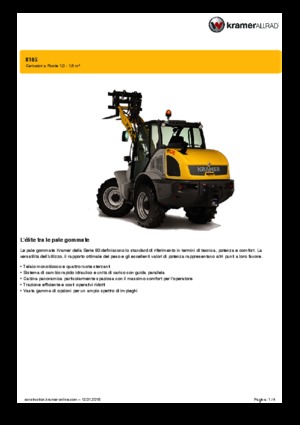 Chargeuses sur pneus Kramer 8115