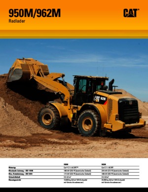 Chargeuses sur pneus Caterpillar 950M