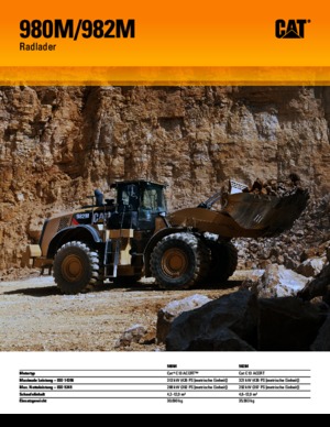 Chargeuses sur pneus Caterpillar 980M