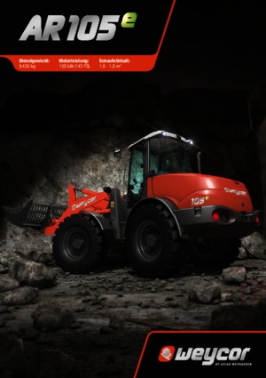 Chargeuses sur pneus weycor AR 105 e