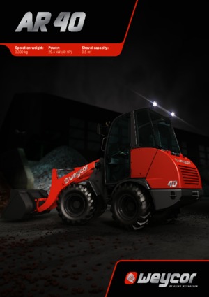Chargeuses sur pneus weycor AR 40