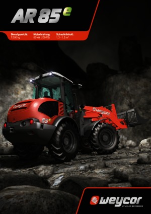 Chargeuses sur pneus weycor AR 85 e