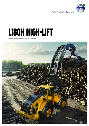 Chargeuses sur pneus Volvo L180H High-Lift