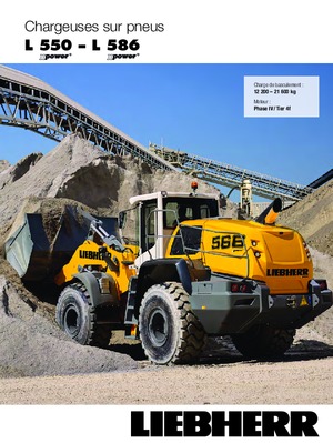 Chargeuses sur pneus Liebherr L 550 XPower