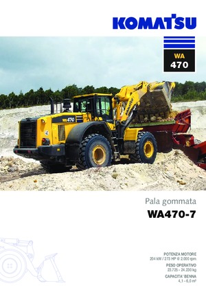 Chargeuses sur pneus Komatsu WA470-7