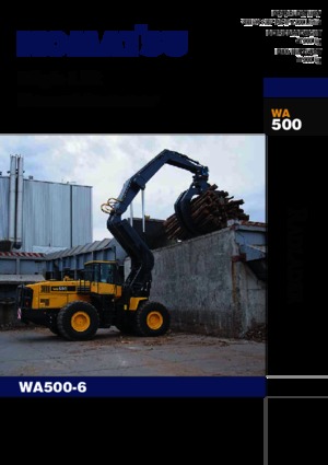 Chargeuses sur pneus Komatsu WA500-6