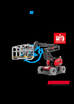 Nacelles à bras articulés sur roues Manitou 160 ATJ+ E