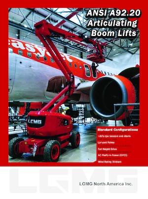 Nacelles à bras articulés sur roues LGMG  A45JE 