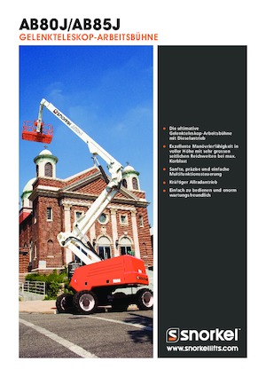 Nacelles à bras articulés sur roues Snorkel AB85J