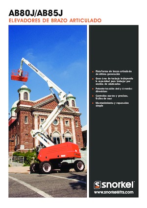 Nacelles à bras articulés sur roues Snorkel AB85J