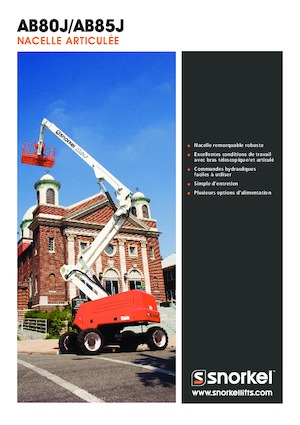 Nacelles à bras articulés sur roues Snorkel AB85J