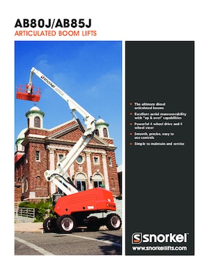 Nacelles à bras articulés sur roues Snorkel AB85J