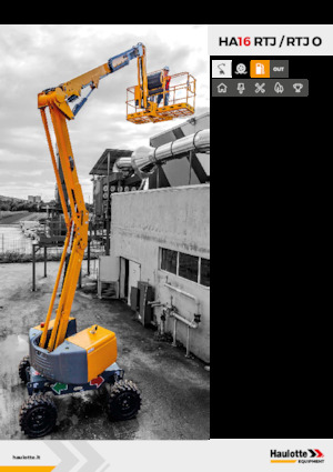 Nacelles à bras articulés sur roues Haulotte HA16 RTJ