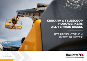 Nacelles à bras articulés sur roues Haulotte HA16 RTJ