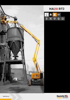 Nacelles à bras articulés sur roues Haulotte HA20 RTJ
