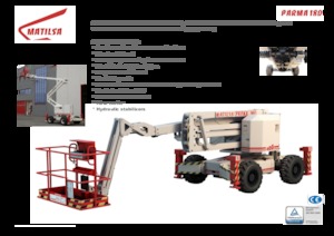 Nacelles à bras articulés sur roues Matilsa Parma 18 D