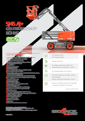 Nacelles à bras articulés sur roues Skyjack SJ45 AJ+