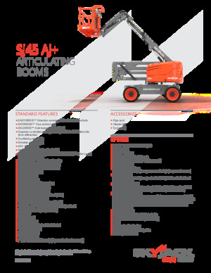 Nacelles à bras articulés sur roues Skyjack SJ45 AJ+