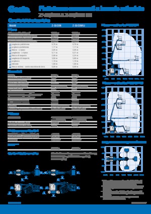 Nacelles à bras articulés sur roues Genie Z-30/20N RJ