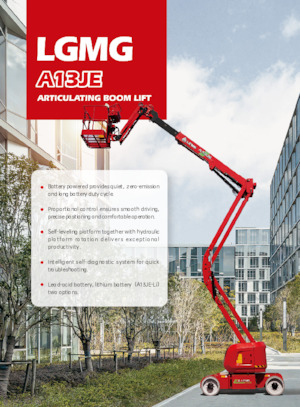 Nacelles à bras articulés sur roues LGMG  A13JE-LI