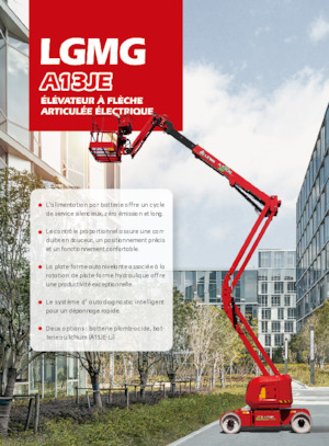 Nacelles à bras articulés sur roues LGMG  A13JE-LI