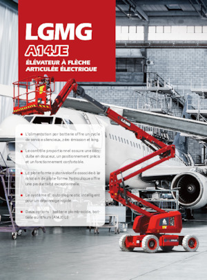 Nacelles à bras articulés sur roues LGMG  A14JE