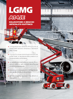 Nacelles à bras articulés sur roues LGMG  A14JE