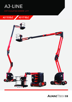 Nacelles à bras articulés sur roues Almac AJ 15 ELC