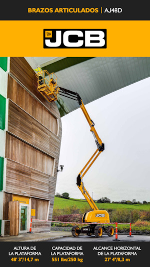 Nacelles à bras articulés sur roues JCB AJ48D