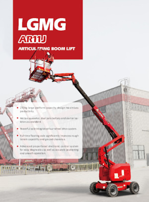 Nacelles à bras articulés sur roues LGMG  AR11J